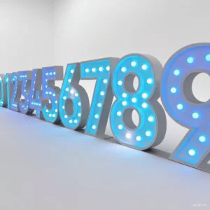 Custom Framed Multi-color Stainless Steel Digital Signage LED Display for Advertising Decoration Events Weddings Birthday