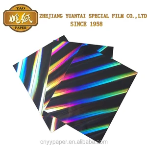 Premium Holographic Gift Wrapping Paper Iridescent Color-Shifting Effect for Christmas Wedding Luxury Cosmetic Packaging
