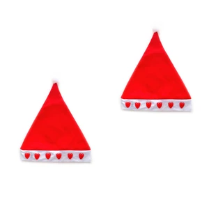 Christmas Hat With Light Christmas Party Led Fedora Sequin Hat Small Santa Hats