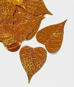 Bulk Wholesale Loose Leaf Sequins Multi-size Style Gold PVC Sequins