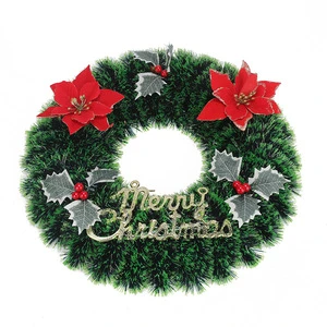 Christmas Wreath,Luxury Gold Christmas Door Decor,Front Door Christmas Wreath Decor