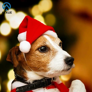 Luxury Christmas Plush Santa Hat Festive Holiday Party Supplies Pet Four Seasons Outdoor Xmas Celebrations Custom Color Unisex