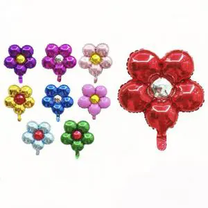 16 18 Inch Customized Wedding Birthday Party Flower Shape Aluminum Foil Balloons Heart Shape Balloon for Parties Decorations