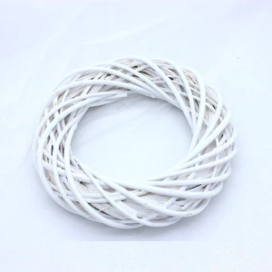 Christmas Vine Ring Wicker Crafts Flower Arrangement Wreath Wedding Preserved Flower Vine Circle Decorations