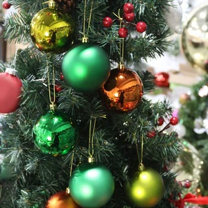 Customize High-end Matte Christmas Tree Decorations To Create A Personalized Holiday Atmosphere With Plastic Christmas Balls