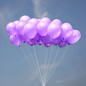 #party Decoration# 12-inches 2.8g Good Quality Lavender Pearl Color Balloons