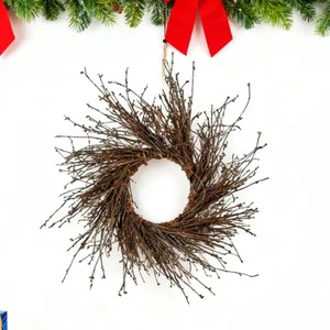 Luxury Handmade Natural Branch Wreath for Christmas and Family Gatherings for Various Decoration Scenarios