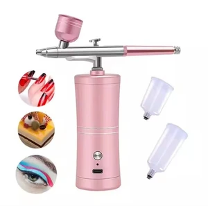 New 2026 Multipurpose Cordless Airbrush Kit Easy Clean Food Grade Spray Gun For DIY Cake Decorating Bakery Set