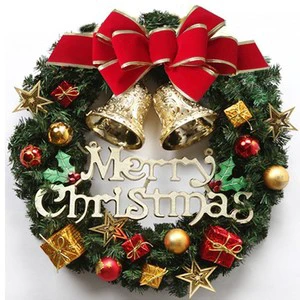 Christmas wreath, Christmas decoration, door hanging vine wreath, yard wreath, restaurant, hotel, mall decoration