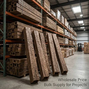 Luxury Faux Wood Ceiling Beams Polyurethane Decorative Beams With Realistic Grain For Villa Interior Ceiling Design