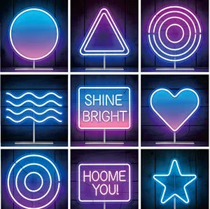 Custom Vibrant Colors Flexible Design LED Neon Light Sign with Remote Control Waterproof IPX4 for Advertising & Event Signage