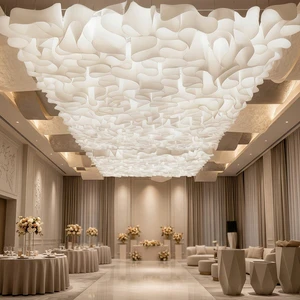 Modern Decorative Paper French Art Texture Paper for Luxury Event Ceiling Decor Custom Wedding Venue Hanging Decoration