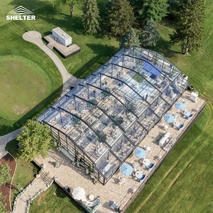500 People Aluminum Frame Luxury Clear Span Arch Tente Outdoor Arcum Event Tent for Large Events