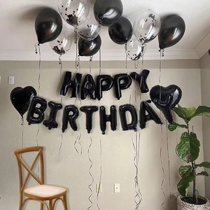 Eco-Friendly Sequined Balloons Birthday Party Decoration Set Background Balloon Assortment