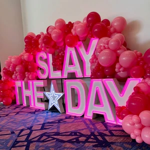 Hot Sale 3ft 4ft 5ft RGB LED Giant Marquee Letters Light For Wedding Stages Outdoor Party Supplies