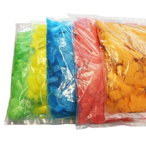 100% Bio Gradeable Custom Shape Safe Rice Water Soluble Sprinkles Confetti Edible Colorful Paper