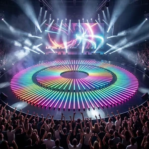 360 Degree Rainbow Effect DMX512 IP67 Aluminum Alloy LED Pixel Bar Dreamcolor Addressable Tube Light For Bar Nightclub Wedding