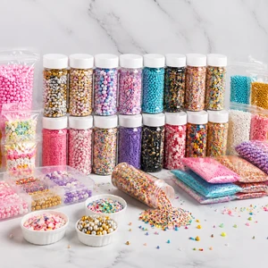 Bulk Sprinkle Jimmies Mixed Colors for Donut Topping and Bakery Accessories Mixed Sugar Sprinkles