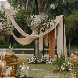 Drapes Ceiling Decor GreenLife ER008 Customizable Wholesale Stunning Wedding Hanging Yarn Fabric Fashionable Long Lasting 1.6m X