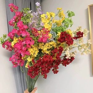 Yopin-2872 Wedding Hanging Osmanthus Flowers Artificial Silk Freesia Flowers for Ceiling Decoration