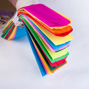 Color Crepe Paper in Rolls for Flowers Wrapping, Crepe Paper Flowers