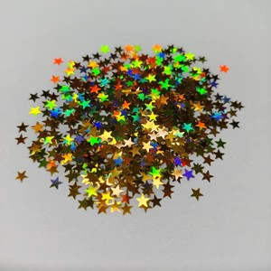 5 mm Holographic Gold Stars Glitter Confetti Twinkle Star Sequins for Crafts Birthday Wedding Party Festival Decorations