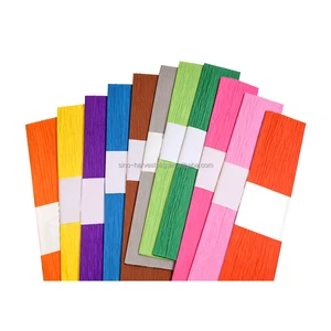 High Quality Color Crepe Paper Sheets Kit for Festivals Decorations Weddings Birthday