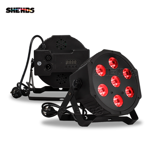 SHEHDS 7X12W RGBW 4in1 Par Led DMX Stage Light For DJ Wedding Party Event