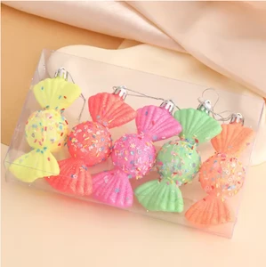 New Colorful Series of Candy Pendants, Christmas Tree Jewelry, Valentine's Day Party Decorations