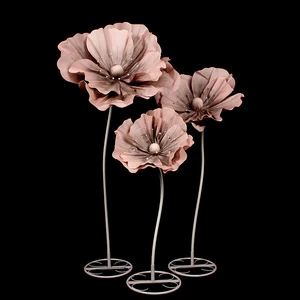 Customized Wedding Party Background Stage Decoration Large Flower Paper Silk Artificial Giant Flowers