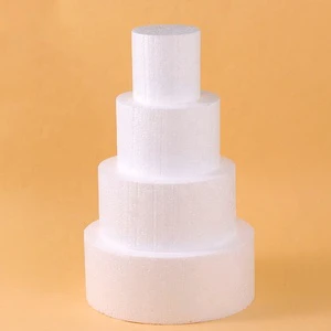 Wholesale Disposable Round Cake Embryo Stand Foam Cake Dummies for Cake Decorating Tools Neopoly Technology Oven Safe