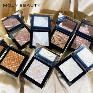 Hot Selling Popular 7 Shades Highlighter Lasting Shimmer Powder Face Glow Bronze Powder Waterproof and Light Face Highlight