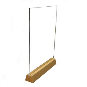 Modern Table Number Acrylic Signs with Wood Stand A5 A6 for Wedding Reception|Restaurant,|Event Party