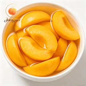China Manufacturer Canned Yellow Peach Strips Preservative Free Custom Logo Adjustable Sugar Degree For Pastry Filling Cake