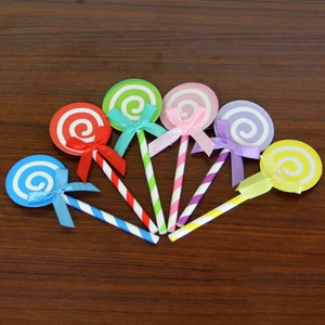 Set of 6 Lolly Paper Ice Cream Cup Decorations Sweet Cake Bake Cupcake Topper for Cake Decorating Supplies