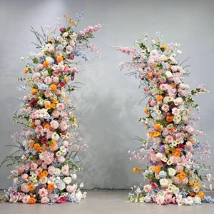 Hot Selling Colorful Artificial Flower Arch Wedding Arch for Wedding & Party Decoration
