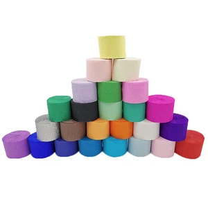 Crepe Paper Rolls Rainbow Streamers for Party Decorations Wedding Decoration
