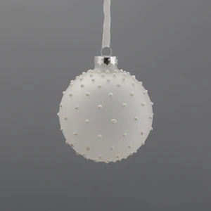 Christmas clear Glass Ball With LED Light Christmas Balls Tree Decoration