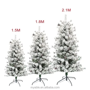 China Wholesale Arbol De Navidad Kerstbomen Arvore De Natal Kerstmis Artificial White Outdoor Christmas Trees