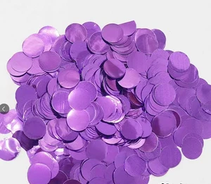 Modern Fashion PET Glitter Sequins in Purple Customizable for Party Decor Balloon Confetti and Gift Embellishment