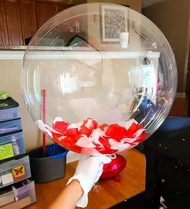 Clear Round Balloons Clear Balloons Transparent Bobo Bubble Balloons 12