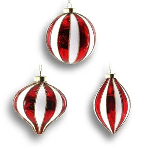 Sparkly Party Decorations Christmas Tree Decoration Ornate Christmas Ornament Glass Ball Set Ornaments