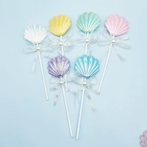 Clamshell Pearls Cake Decors