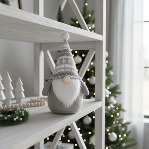 Manufactory Wholesale Nordic Gnome Plush Toy Table Top Gray Cosas De Navidad Para El Hogar