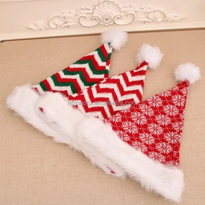 Xiaotu Santa Hat Thick Ball Hat Snowflake Elegant Chinese Style Adjustable Christmas Decoration Gift Quality Hat