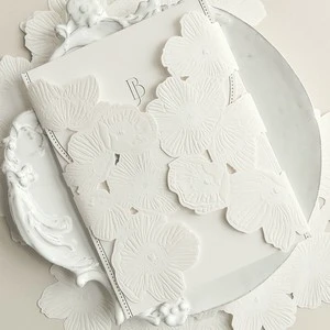 French High-end Art Paper Wedding and Birthday Greeting Cards Invitation