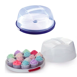 Cake Baking Tools Cake or Cupcake Container Carrier Set Cupcake Holder Cupcake Keeper for Transport