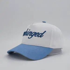 6 Panel Frame Custom Striped Brim Merry Christmas Hat Baseball Cap With Embroidery Logo