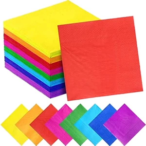 Hot-selling Customizable Colored Napkins Suitable for Cocktail Bars Wedding Receptions and Holiday Ambiance Decoration