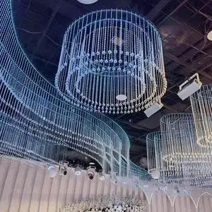 Wedding Bead Curtain Bead Chain Acrylic Pineapple Bead String Wedding Ceiling Acrylic Ceiling Decorations